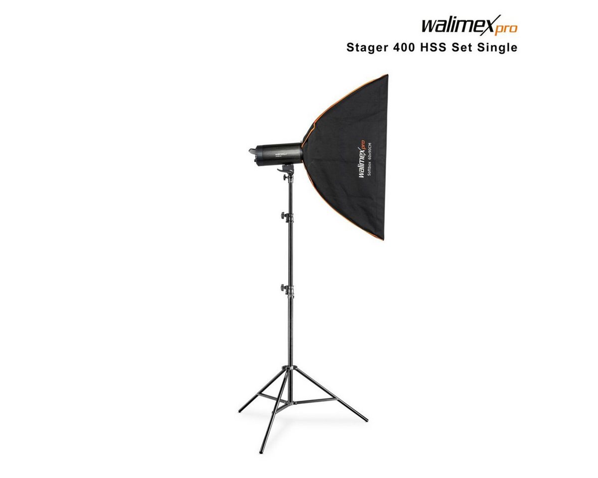 walimex pro Stager 400 HSS Set Single Studio-Blitzgerät walimex pro Stager 400 HSS Set Single Studio-Blitzgerät von walimex