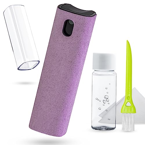 Bildschirmreiniger-Touchscreen-Nebelspray, Walrfid-Reinigungsset für elektronische Smartphones, Fernseher, Laptops, Computer-LCD-Flachbildschirme, Brillen, iPhone, iPad, MacBook Pro – Hellviolett Bildschirmreiniger-Touchscreen-Nebelspray, Walrfid-Reinigungsset für elektronische Smartphones, Fernseher, Laptops, Computer-LCD-Flachbildschirme, Brillen, iPhone, iPad, MacBook Pro – Hellviolett von walrfid