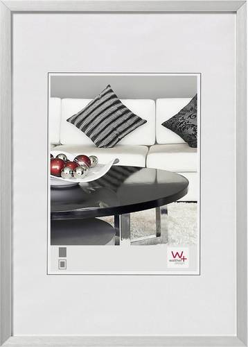 walther+ design AJ520S Bilder Wechselrahmen Papierformat: 20 x 15cm Silber von walther+ design