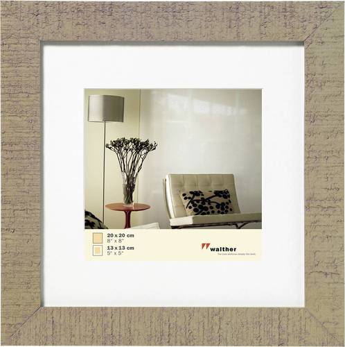 walther+ design HO220C Bilder Wechselrahmen Papierformat: 20 x 20cm Beige von walther+ design