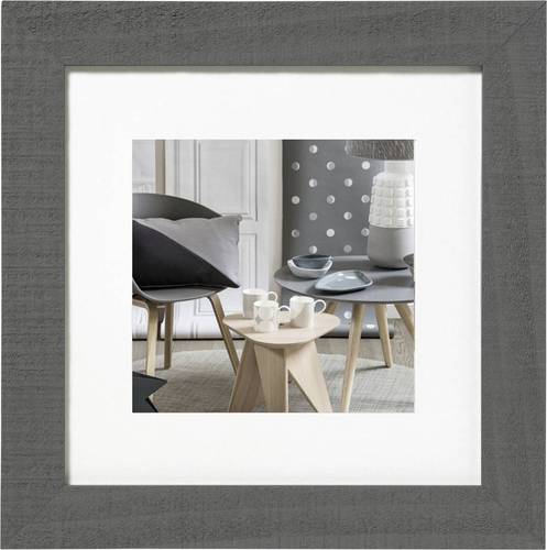 walther+ design HO440D Bilder Wechselrahmen Papierformat: 40 x 40cm Grau von walther+ design