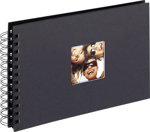walther+ design SA-109-B Spiralalbum (B x H) 25cm x 17cm Schwarz 40 Seiten von walther+ design