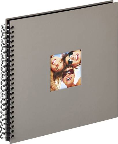 walther+ design SA-110-X Spiralalbum (B x H) 30cm x 30cm Grau 50 Seiten von walther+ design