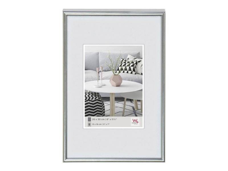 walther design Bilderrahmen Galeria 31,1 x 41,0 cm silber von walther design