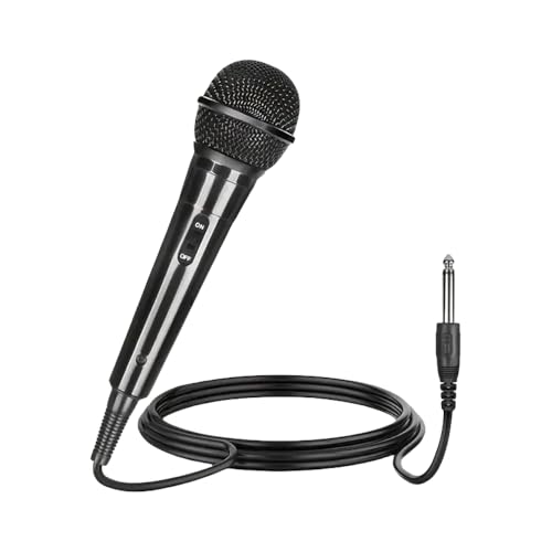 Dynamischer Mikrofon Vocal Dynamisch Microphone Karaoke Handmikrofon Microfon Sprachmikrofon Jack 6,5mm XLR Tragbares Mikro Micro Mic Für DVD Fernseher KTV Audio Mixer Singen Streaming Podcast Party Dynamischer Mikrofon Vocal Dynamisch Microphone Karaoke Handmikrofon Microfon Sprachmikrofon Jack 6,5mm XLR Tragbares Mikro Micro Mic Für DVD Fernseher KTV Audio Mixer Singen Streaming Podcast Party von kiorziesk