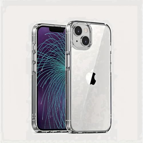 Hülle Handyhülle Für iPhone 14 Stoßstange Schutzhülle Anti Kratzen Anti Fingerabdruck Anti Gelb Bumper Stoßfest Fallschutz Kratzfest Schutzhülle Case 6,1 Zoll Dünne TPU Silikon Durchsichtig Cover von wangos