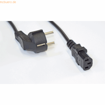 wantec wantecWire Kaltgerätekabel Schuko Stecker CEE7/7 Buchse IEC C1 von wantec