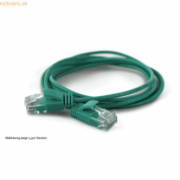 wantec wantecWire Patchkabel CAT6A (rund 2,8mm) UTP grün 1,0m von wantec