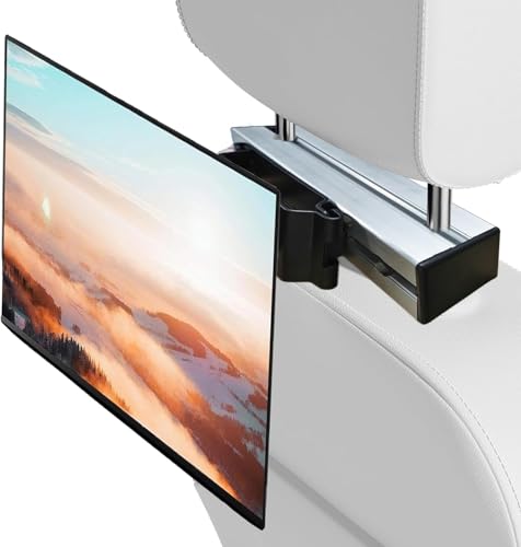 Campervan TV Halterung, Wohnmobil TV Halterung mit VESA Kopfstütze für 12-24 Zoll Fernseher, bis zu 13,6 kg, Schwenkbar, Neigbar, Abschließbar für T4, T5, T6 Wohnmobil Campervan TV Halterung, Wohnmobil TV Halterung mit VESA Kopfstütze für 12-24 Zoll Fernseher, bis zu 13,6 kg, Schwenkbar, Neigbar, Abschließbar für T4, T5, T6 Wohnmobil von wanweimei