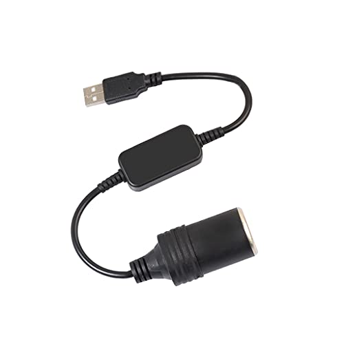 waremew 5 V USB A Stecker auf 12V Zigarettenanzünder (Ausgang: 12V 8W max) Weiblich Konverter Für Auto Feuerzeuge Fahren Recorder DVR Dash Kamera GPS Etc von waremew