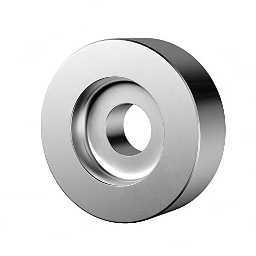 watera Aluminium-45-RPM-Plattenspieler-Adapter für 7-Vinyl SL1200-Serie LP-Vinyl-Plattenspieler-ZubehöR, Silber von watera