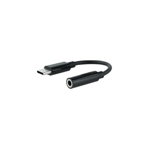 Adapterkabel USB-C auf 3,5-mm-Klinkenstecker, Schwarz, zum Anschluss von Kopfhörern und Audio-Geräten mit 3,5-mm-Anschluss. Adapterkabel USB-C auf 3,5-mm-Klinkenstecker, Schwarz, zum Anschluss von Kopfhörern und Audio-Geräten mit 3,5-mm-Anschluss. von watiowave