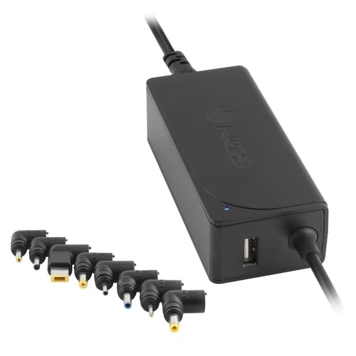 Automatisches Universal-Ladegerät für Laptop, 45 W, 8 Adapter, 1 USB, LED-Anzeigen, ideal zum Aufladen von Laptops und USB-Geräten. Automatisches Universal-Ladegerät für Laptop, 45 W, 8 Adapter, 1 USB, LED-Anzeigen, ideal zum Aufladen von Laptops und USB-Geräten. von watiowave