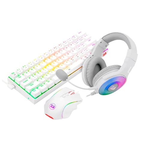 Combo Tastatur, Maus und RGB-Kopfhörer: Spanische Tastatur K630RGBW, Maus M607W, Kopfhörer H350RGB-1, ideal für Gamer und Multimedia-Nutzung. Combo Tastatur, Maus und RGB-Kopfhörer: Spanische Tastatur K630RGBW, Maus M607W, Kopfhörer H350RGB-1, ideal für Gamer und Multimedia-Nutzung. von watiowave