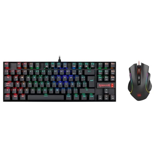 Mechanische RGB-Tastatur und Maus, anpassbare Hintergrundbeleuchtung, ergonomisches Design, ideal für Gaming und den täglichen Gebrauch. Mechanische RGB-Tastatur und Maus, anpassbare Hintergrundbeleuchtung, ergonomisches Design, ideal für Gaming und den täglichen Gebrauch. von watiowave