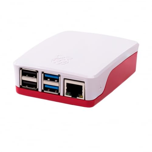 Offizielle Box für Raspberry Pi 4 – Rot und Weiß, effiziente Belüftung, Schutz und einfacher Zugang für Computerprojekte. Offizielle Box für Raspberry Pi 4 – Rot und Weiß, effiziente Belüftung, Schutz und einfacher Zugang für Computerprojekte. von watiowave