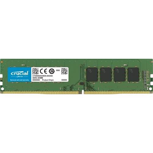 RAM-Speicher DDR4, 16 GB, DIMM, 288 Pins, ungepuffert, 3200 MHz, PC4-25600, CL22, 1,2 V, Non-ECC, ideal für die Verbesserung der Leistung auf PCs und Gaming. RAM-Speicher DDR4, 16 GB, DIMM, 288 Pins, ungepuffert, 3200 MHz, PC4-25600, CL22, 1,2 V, Non-ECC, ideal für die Verbesserung der Leistung auf PCs und Gaming. von watiowave