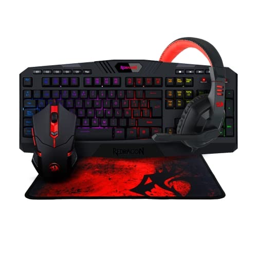 RGB-Tastatur, Maus, Kopfhörer und Mauspad, ergonomisches Design, Hintergrundbeleuchtung, ideal für Gaming und Arbeit. RGB-Tastatur, Maus, Kopfhörer und Mauspad, ergonomisches Design, Hintergrundbeleuchtung, ideal für Gaming und Arbeit. von watiowave