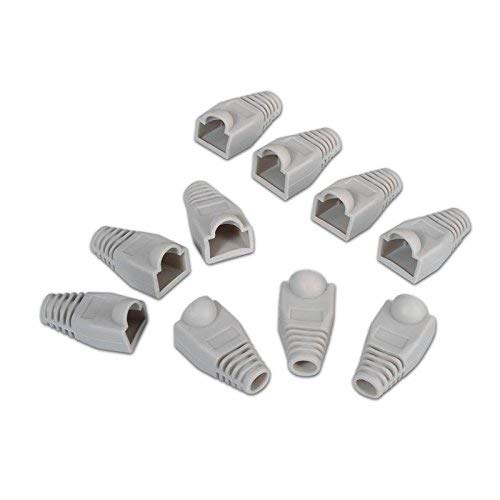 RJ45-Hülle, Grau, 10 Stück, Schutz für Netzwerkstecker, ideal für die Organisation und Wartung von Kabeln. RJ45-Hülle, Grau, 10 Stück, Schutz für Netzwerkstecker, ideal für die Organisation und Wartung von Kabeln. von watiowave