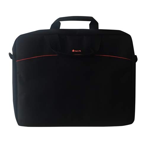 Tragbare Tasche aus Nylon, 39,6 cm (15,6 Zoll), schwarz, ideal für den Transport von Laptops und Dokumenten mit Stil und Sicherheit. von watiowave