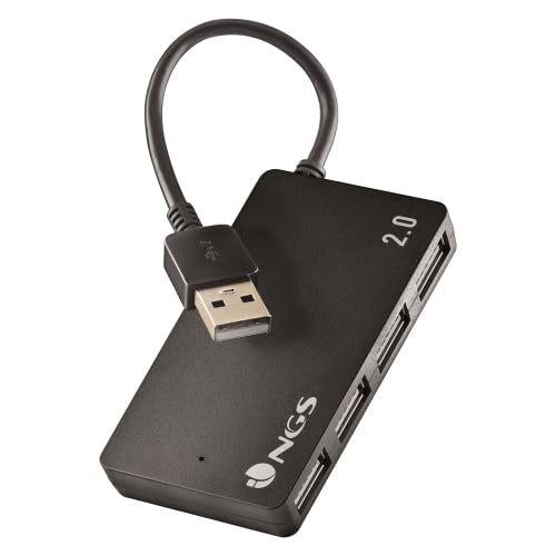 USB 2.0-Hub mit 4 Ports, Übertragungsrate bis zu 480 Mbit/s, ideal zum Anschließen mehrerer Geräte und zur Erweiterung der Konnektivität. USB 2.0-Hub mit 4 Ports, Übertragungsrate bis zu 480 Mbit/s, ideal zum Anschließen mehrerer Geräte und zur Erweiterung der Konnektivität. von watiowave