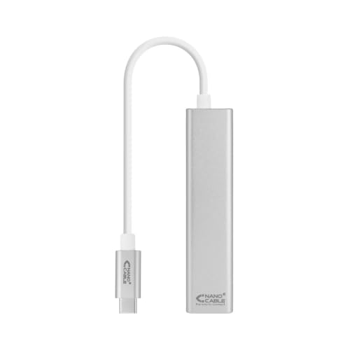 USB-C-zu-Gigabit-Ethernet-Konverter + 3 USB-3.0-Anschlüsse, 15 cm, ideal für den Anschluss mehrerer Geräte und zur Verbesserung der Konnektivität. USB-C-zu-Gigabit-Ethernet-Konverter + 3 USB-3.0-Anschlüsse, 15 cm, ideal für den Anschluss mehrerer Geräte und zur Verbesserung der Konnektivität. von watiowave