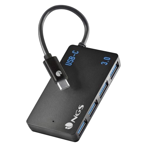 USB-Typ-C-Hub, 4 USB-Anschlüsse zum Anschließen von Geräten, schnelle Datenübertragung und effiziente Synchronisierung. USB-Typ-C-Hub, 4 USB-Anschlüsse zum Anschließen von Geräten, schnelle Datenübertragung und effiziente Synchronisierung. von watiowave