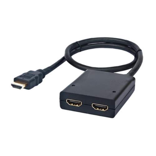 watiowave 1 x 2 HDMI-Splitter mit hoher Geschwindigkeit und Stromversorgung, ideal für die gleichzeitige Übertragung von Signalen auf mehrere Displays. watiowave 1 x 2 HDMI-Splitter mit hoher Geschwindigkeit und Stromversorgung, ideal für die gleichzeitige Übertragung von Signalen auf mehrere Displays. von watiowave