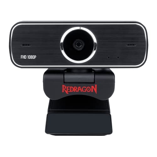 watiowave 1080p Webcam mit hoher Auflösung, eingebautem Mikrofon, Autofokus und ideal für Videokonferenzen und Streaming. von watiowave