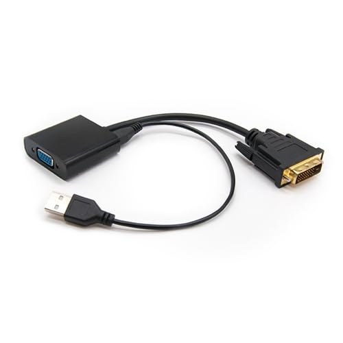 watiowave DVI 24+1 zu VGA HDB15 Konverter schwarz, 10 cm, ermöglicht den Anschluss von DVI-Geräten an VGA-Monitore und erleichtert die Videoübertragung. watiowave DVI 24+1 zu VGA HDB15 Konverter schwarz, 10 cm, ermöglicht den Anschluss von DVI-Geräten an VGA-Monitore und erleichtert die Videoübertragung. von watiowave