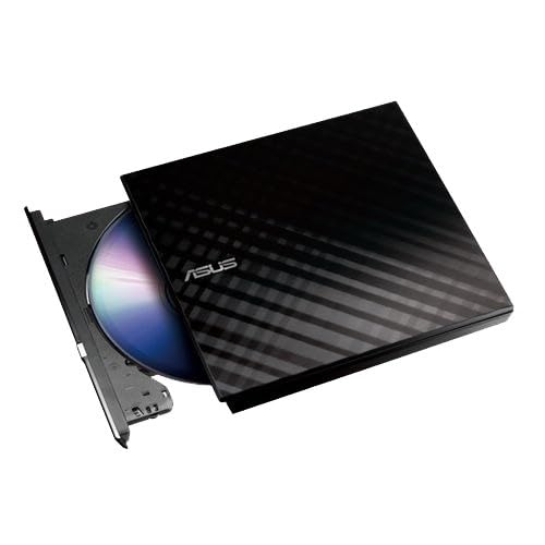 watiowave Externer DVD-Brenner mit USB-Anschluss, Schwarz, kompatibel mit verschiedenen Formaten, ideal zum Archivieren und Abspielen optischer Medien. watiowave Externer DVD-Brenner mit USB-Anschluss, Schwarz, kompatibel mit verschiedenen Formaten, ideal zum Archivieren und Abspielen optischer Medien. von watiowave