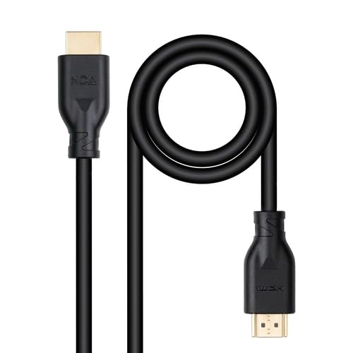 watiowave HDMI-Kabel V2.0, 4K bei 60 Hz, 18 Gbit/s, Schwarz, 2 m, Übertragung von HD-Video und Audio für Fernseher, Monitore und Mediengeräte. watiowave HDMI-Kabel V2.0, 4K bei 60 Hz, 18 Gbit/s, Schwarz, 2 m, Übertragung von HD-Video und Audio für Fernseher, Monitore und Mediengeräte. von watiowave