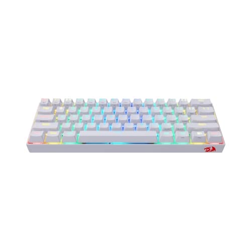 watiowave Mechanische Gaming-Tastatur, RGB, Weiß, USA-Layout, anpassbare Beleuchtung, kompaktes Design, ideal für Gamer und schnelles Tippen. watiowave Mechanische Gaming-Tastatur, RGB, Weiß, USA-Layout, anpassbare Beleuchtung, kompaktes Design, ideal für Gamer und schnelles Tippen. von watiowave