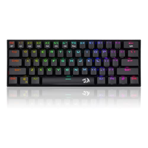 watiowave Mechanische Gaming-Tastatur, RGB schwarz, USA-Layout, kompakt und anpassbar für Spiele und effizientes Schreiben. watiowave Mechanische Gaming-Tastatur, RGB schwarz, USA-Layout, kompakt und anpassbar für Spiele und effizientes Schreiben. von watiowave