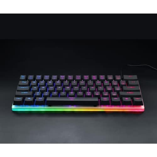 watiowave Riesige mechanische Gaming-Tastatur, Blauer Switch, englisches Design, ideal für Spiele und präzises Schreiben. watiowave Riesige mechanische Gaming-Tastatur, Blauer Switch, englisches Design, ideal für Spiele und präzises Schreiben. von watiowave