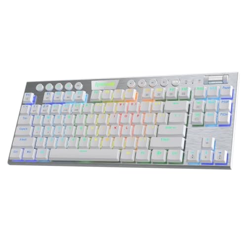 watiowave TKL Kabellose mechanische RGB-Tastatur mit rotem Switch, spanisches Design, ideal für Gaming und den täglichen Gebrauch watiowave TKL Kabellose mechanische RGB-Tastatur mit rotem Switch, spanisches Design, ideal für Gaming und den täglichen Gebrauch von watiowave