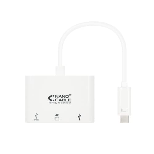 watiowave USB-C auf HDMI/USB/USB-C, 3-in-1-Konverter, 15 cm, ideal für den Anschluss von Geräten an externe Displays und Datenübertragung. watiowave USB-C auf HDMI/USB/USB-C, 3-in-1-Konverter, 15 cm, ideal für den Anschluss von Geräten an externe Displays und Datenübertragung. von watiowave