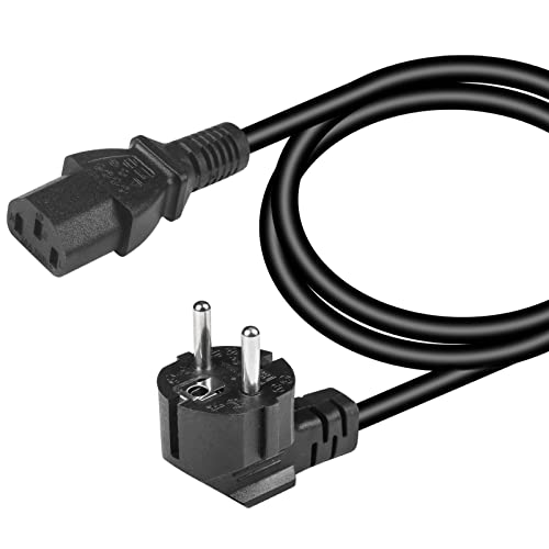 1.5m Netzkabel 3 Polig 10A 250V Kabel Ac Plug, Netzstecker Pc Computer Power Cable Standard Netzstecker Gerade, Stromkabel 3 Polig Power Cord Powercon Stecker Kabel für Rice Cooker Desktop Pc Beamer von wecan