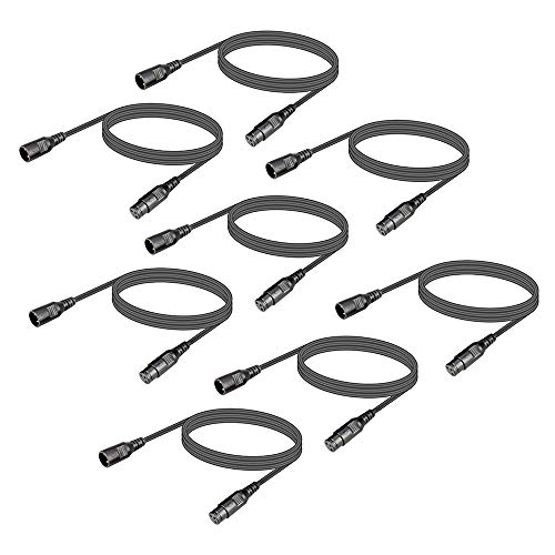 8Pack Dmx Kabel 2m 3 Pin Dmx Cables XLR Kabel Set, Dmx In und Out Kabel XLR Stecker Busche Dmx Stecker 3 Polig Verbindungskabel, Dmx Kabel Licht Signalkabel XLR Kanonenkopf mit Stecker XLR Connector 8Pack Dmx Kabel 2m 3 Pin Dmx Cables XLR Kabel Set, Dmx In und Out Kabel XLR Stecker Busche Dmx Stecker 3 Polig Verbindungskabel, Dmx Kabel Licht Signalkabel XLR Kanonenkopf mit Stecker XLR Connector von wecan