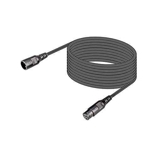 Dmx Kabel 5m 3 Pin Dmx Cables XLR Kabel, Dmx In Kabel XLR Dmx Buchse Stecker 3 Polig XLR Anschluss, Dmx Kabel Licht Signalkabel XLR Kanonenkopf mit Stecker Connector für Led Parlicht von wecan