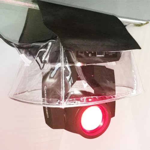 Moving-Head-Regenschutz, wasserdichte Abdeckung für Moving-Head-Wetterschutz, Beam 7R-Abdeckung für wasserdichte Moving-Lichter (4er-Pack, Schwarz) von wecan