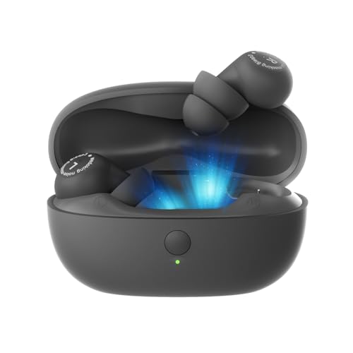 Komfortable Schlaf-Ohrhörer, App-Steuerung, geräuschblockierend, kleine Schlaf-Kopfhörer, Bluetooth, unsichtbare kleine Schlafknospen, Design die ganze Nacht, 8 Stunden Spielzeit für Seitenschläfer Komfortable Schlaf-Ohrhörer, App-Steuerung, geräuschblockierend, kleine Schlaf-Kopfhörer, Bluetooth, unsichtbare kleine Schlafknospen, Design die ganze Nacht, 8 Stunden Spielzeit für Seitenschläfer von wedoking