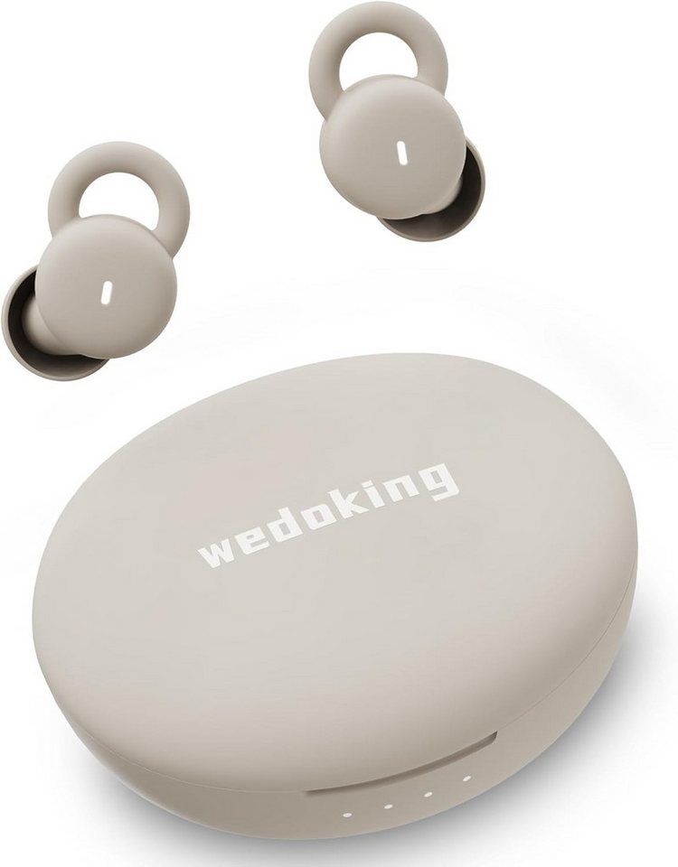wedoking Perfekter Sitz & Komfort mit Effektive Geräuschisolierung bis 24 dB In-Ear-Kopfhörer (Robust & alltagstauglich: IPX6-zertifiziert gegen Wasser und Schweiß, sodass Sie bei Regen oder Workouts sorgenfrei durchstarten können., Bluetooth, mit Schlaffreundlich Keine Touch-Steuerung oder störende Warnsignale) wedoking Perfekter Sitz & Komfort mit Effektive Geräuschisolierung bis 24 dB In-Ear-Kopfhörer (Robust & alltagstauglich: IPX6-zertifiziert gegen Wasser und Schweiß, sodass Sie bei Regen oder Workouts sorgenfrei durchstarten können., Bluetooth, mit Schlaffreundlich Keine Touch-Steuerung oder störende Warnsignale) von wedoking