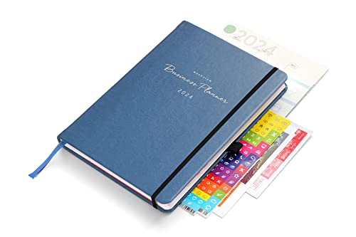 weekview Business Planner Plus 2024 blue edition A5+ von weekview