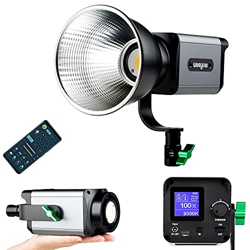 Weeylite 60W LED Videoleuchte, dimmbare Bi-Farbe 2800K-8500K, Strobe Videoleuchte mit Handy Bluetooth+APP, Dauerlicht für Videoaufnahmen, YouTube, Vlog, Außenaufnahmen, Porträt usw. Weeylite 60W LED Videoleuchte, dimmbare Bi-Farbe 2800K-8500K, Strobe Videoleuchte mit Handy Bluetooth+APP, Dauerlicht für Videoaufnahmen, YouTube, Vlog, Außenaufnahmen, Porträt usw. von weeylite
