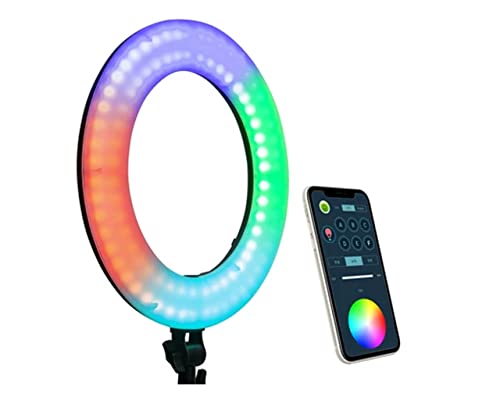 Weeylite WE-10S 18" RGB Ringlamp Kit - Leistungsstarkes Ringlampenset für Smartphone Fotografie - Ringlamp geeignet für Vlogging & TikTok Weeylite WE-10S 18" RGB Ringlamp Kit - Leistungsstarkes Ringlampenset für Smartphone Fotografie - Ringlamp geeignet für Vlogging & TikTok von weeylite
