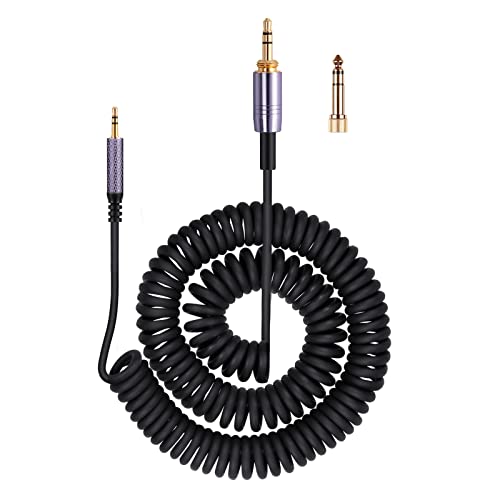Spiral-Audiokabel Ersatz für Bose QC45 (QuietComfort 45) / QC35 / QC25 / NC700 Kopfhörer, 2,5 mm bis 3,5 mm (1/8 Zoll) Verlängerung AUX-Kabel, 1,2 m bis 4,3 m von weishan