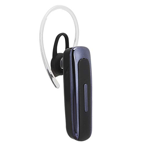 wendeekun Bluetooth Wireless Earphone Single Ear, Multifunktionale HD-Anrufgeräuschreduzierung, Bluetooth-Funktion, Bequemes Tragen, Zum Fahren(Schwarz Blau) von wendeekun