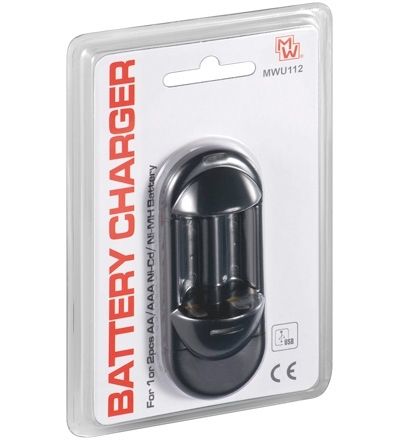 USB-Ladegerät für AA und AAA von wentronic