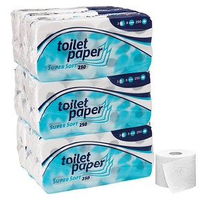 wepa Toilettenpapier SUPER SOFT 3-lagig, 72 Rollen von wepa